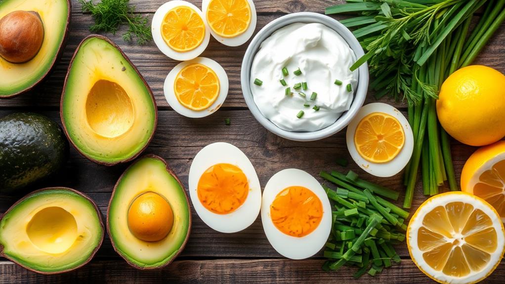 avocado egg salad ingredients