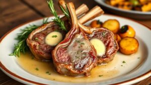 buttery garlicky keto friendly lamb chops