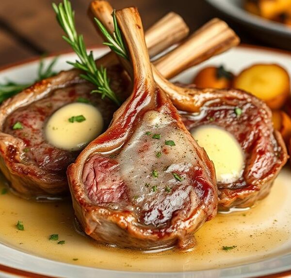 buttery garlicky keto friendly lamb chops