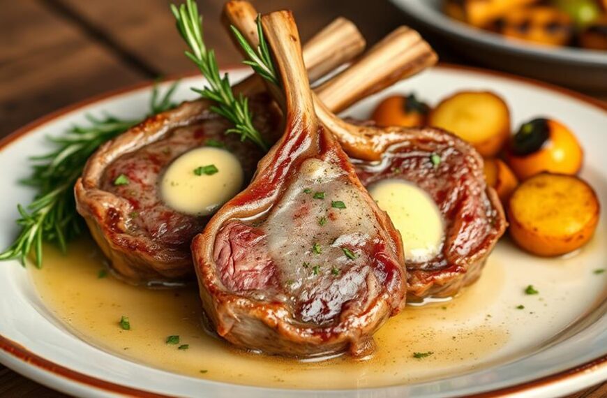buttery garlicky keto friendly lamb chops