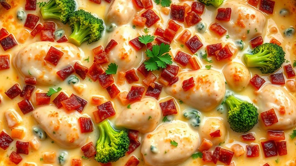 chicken bacon ranch casserole