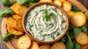 creamy low carb vegetable based appetizer dip