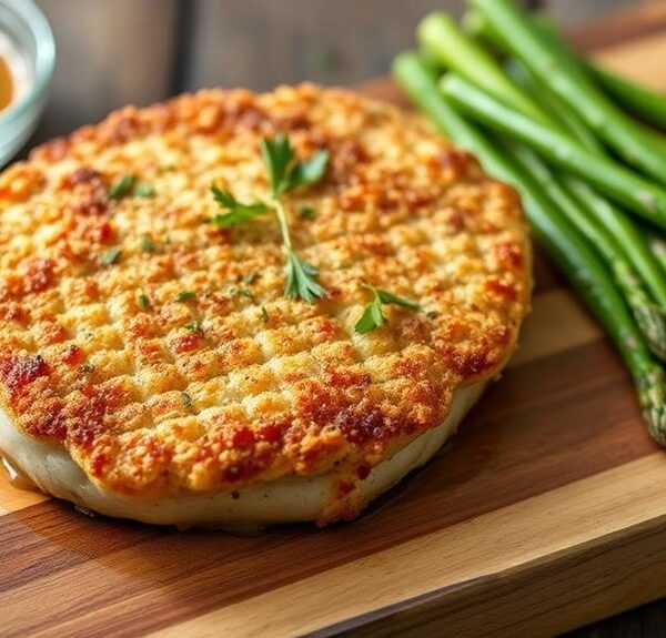 crispy parmesan crusted pork