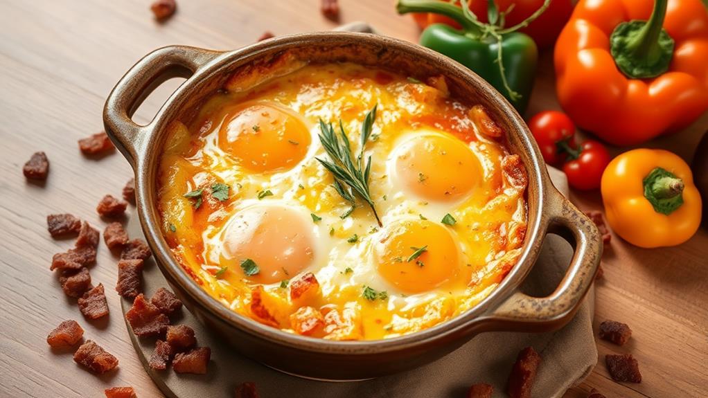 egg and cheese breakfast bake