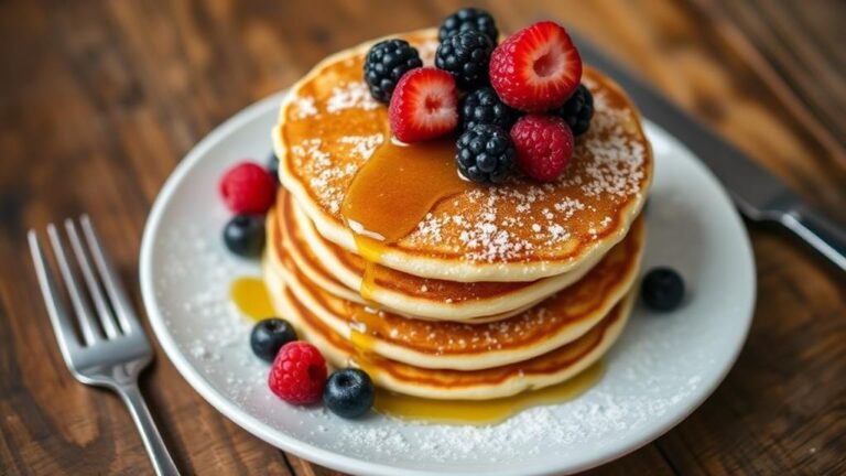 fluffy delicious low carb pancake treat