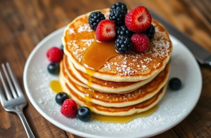 fluffy delicious low carb pancake treat