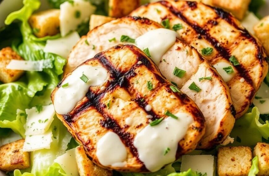 grilled chicken caesar salad keto friendly