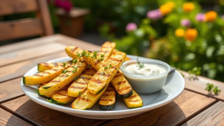 grilled healthy zucchini snack