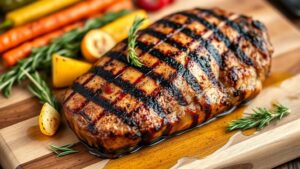 grilled pork tenderloin with herbs