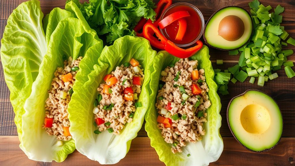 ingredient list for turkey lettuce dish