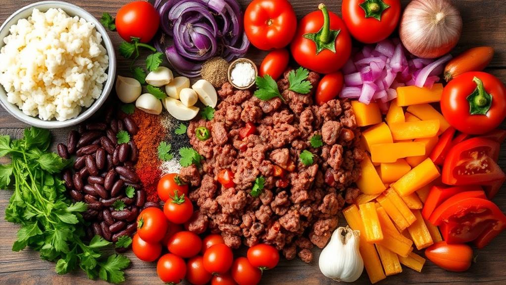 ingredients for chili