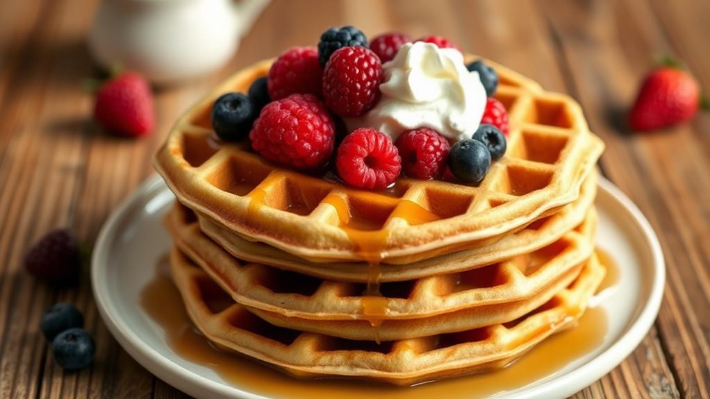 keto friendly almond flour waffles