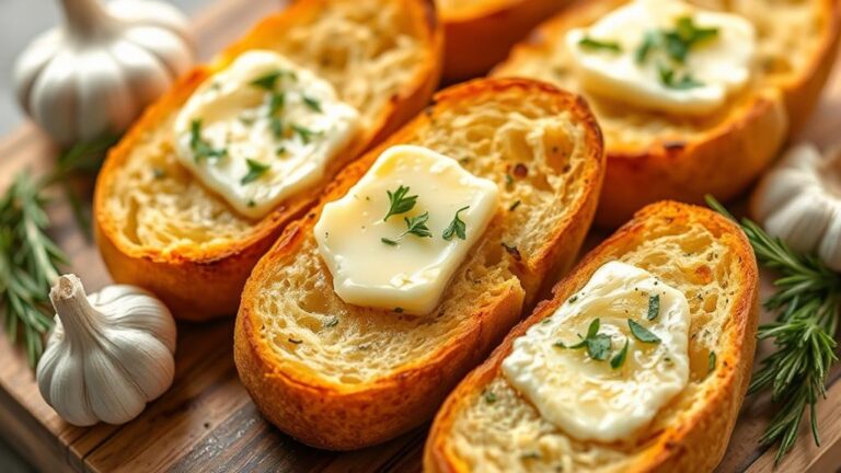 keto friendly garlic bread twist