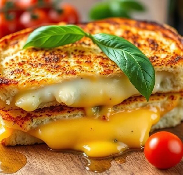 low carb cauliflower grilled cheese