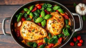 low carb one pan creamy tuscan