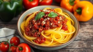 low carb spaghetti squash meal