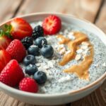 nutritious low carb chia seed dessert