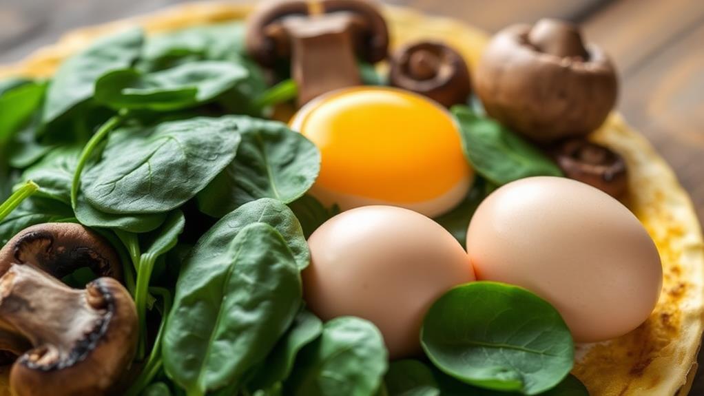 omelette ingredients listed