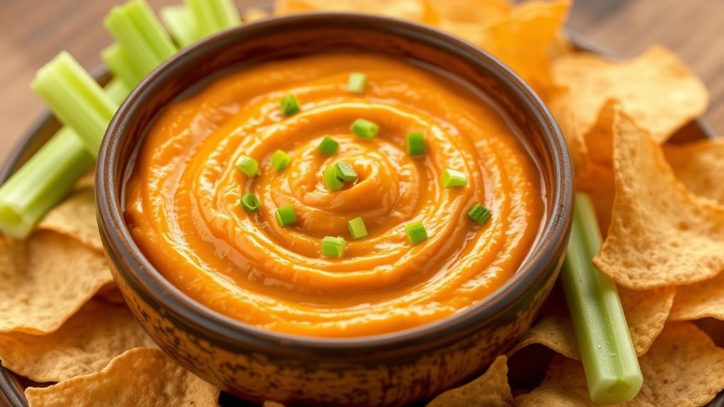 savory creamy low carb buffalo flavored