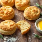 savory low carb almond flour biscuits