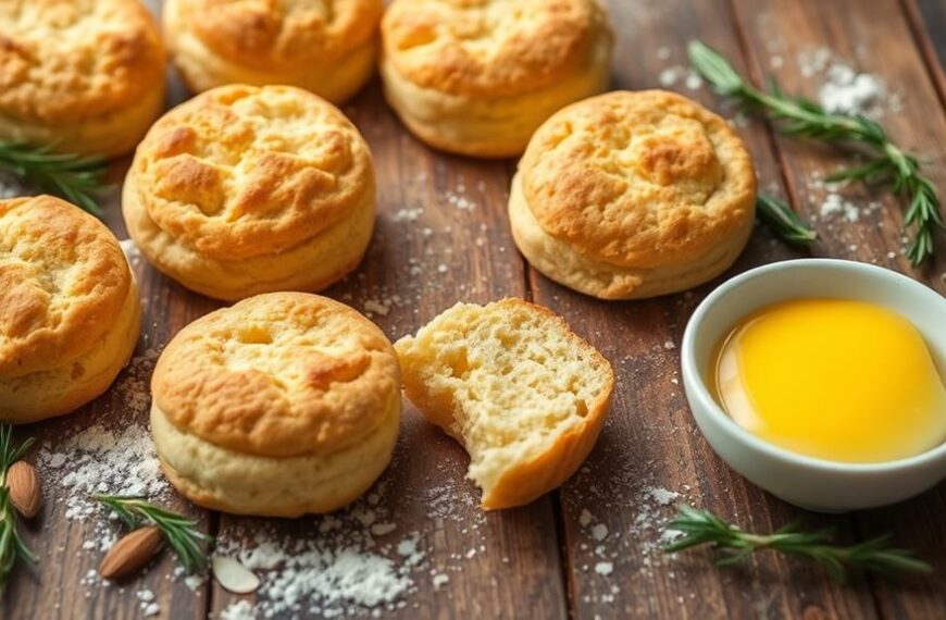 savory low carb almond flour biscuits