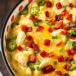 spicy cheesy low carb chicken casserole