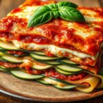 vegetable based low carb zucchini based lasagna recipe